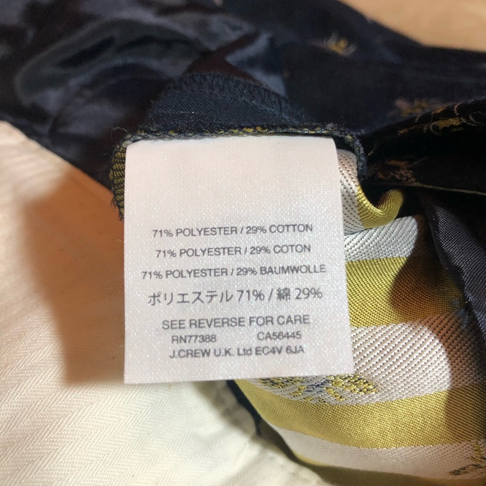 J Crew Tie waist with ๐ bees S8 - Picture 8 of 8